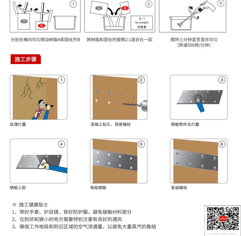 包钢滑县粘钢加固施工过程